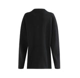Jet Black Three-Button Henley Top