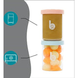 Babymoov Isy Glass Baby Food Storage Jars (Oven-Safe, Airtight)