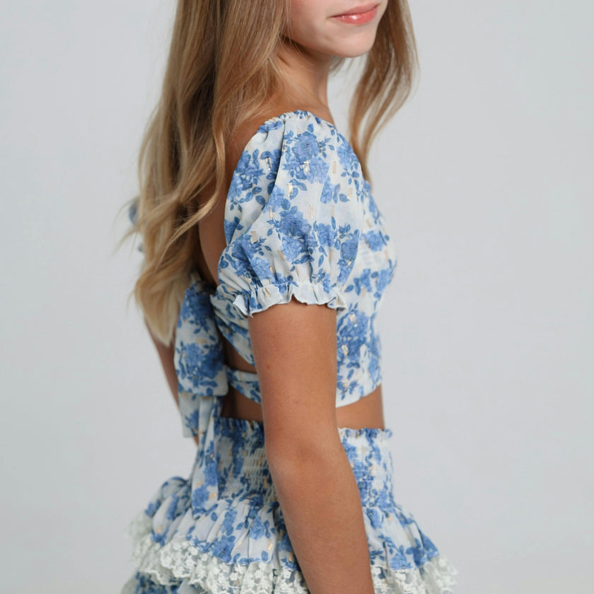 Coco Skirt in Blue Reverie