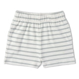 Organic Tank Top & Shorts Set - Fog Stripes