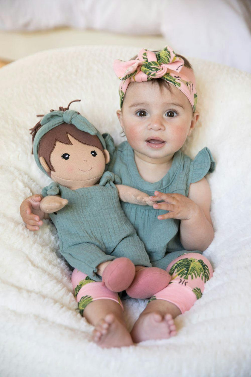 Apple Park Kids - Paloma in Teal Muslin