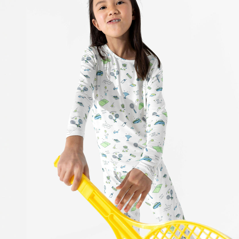 Tennis Bamboo Kids Pajamas