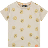 All Over Smiley Face Graphic Print T-Shirt
