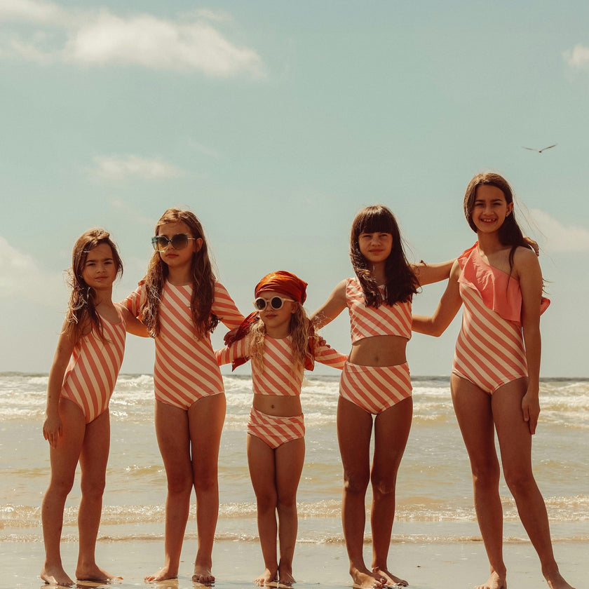 Soleil Stripe Two Piece Long Sleeve