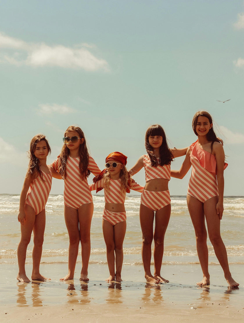 Soleil Stripe Two Piece Long Sleeve