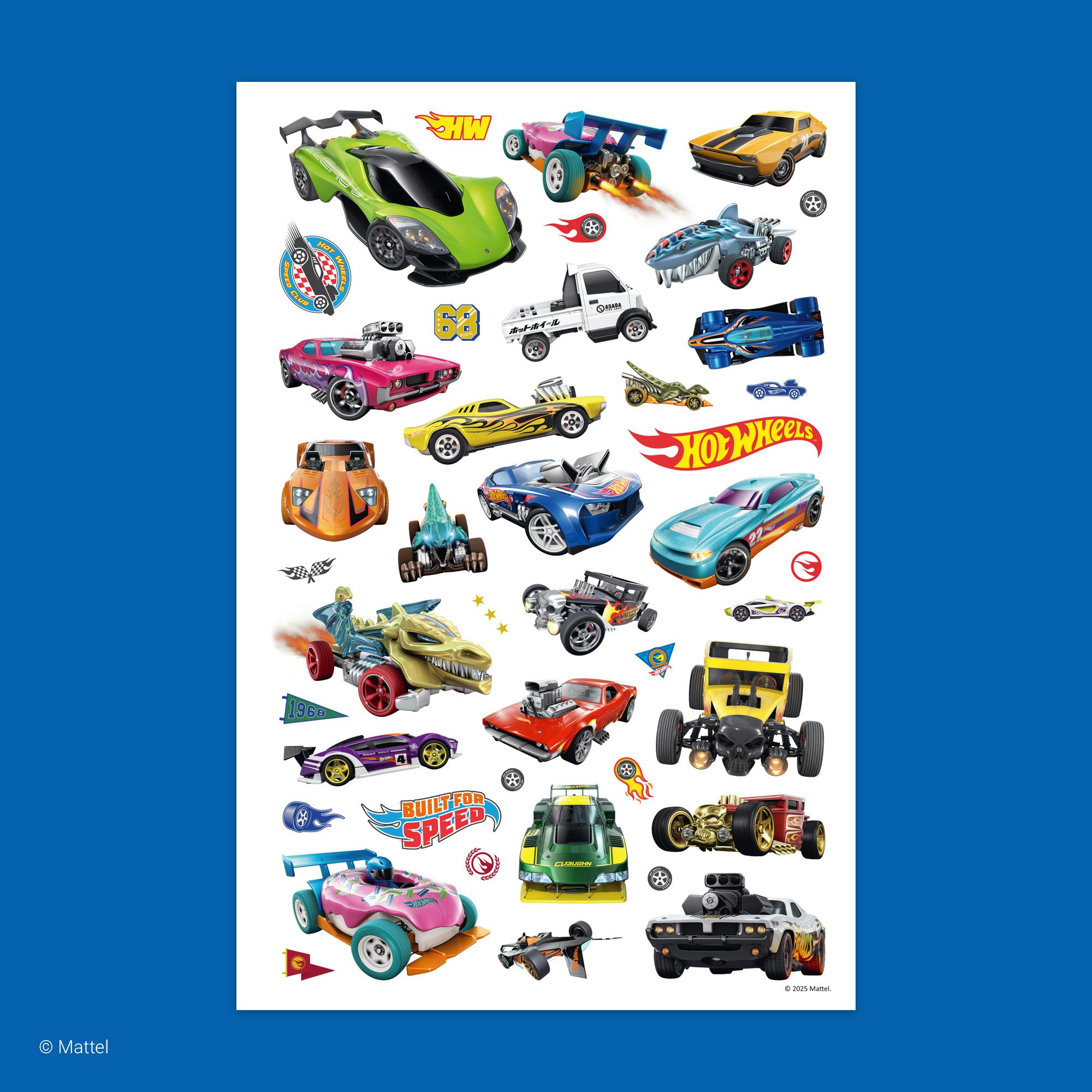 Color & Sticker Fun: Hot Wheels