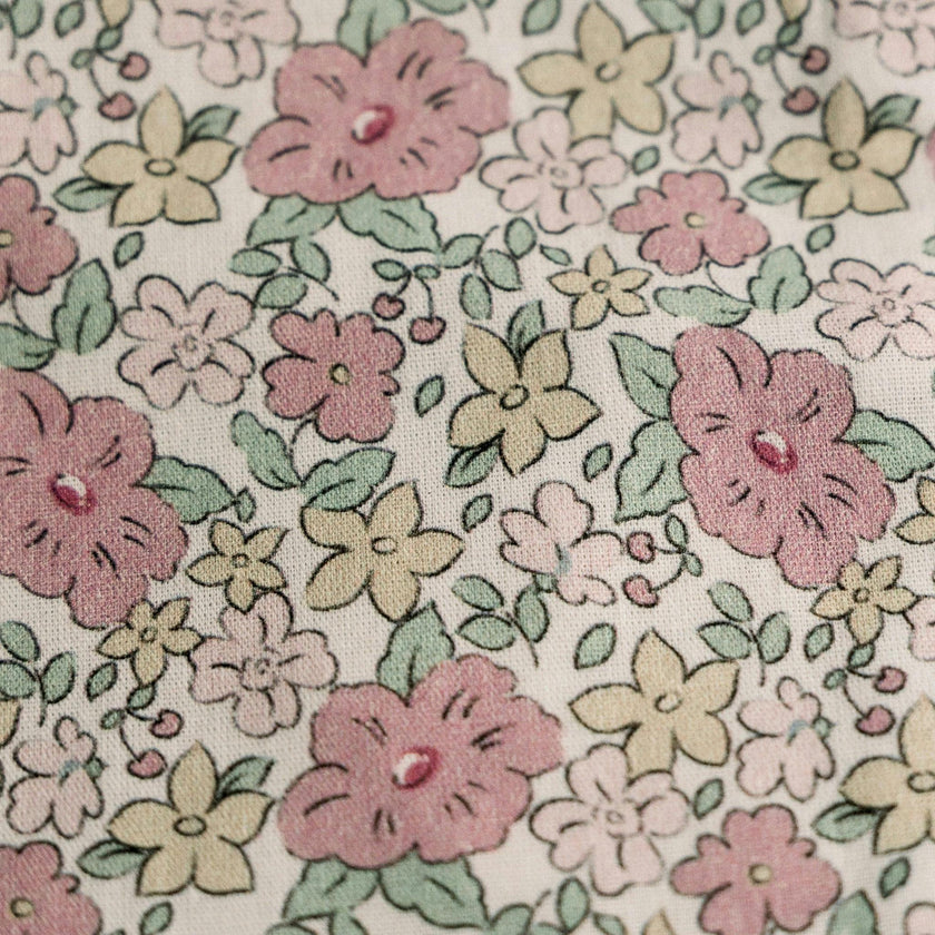 Betsy Ann Timeless Floral Ruffle Zipper Pouch