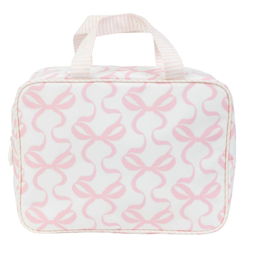 The Take It Tote in Bows on White