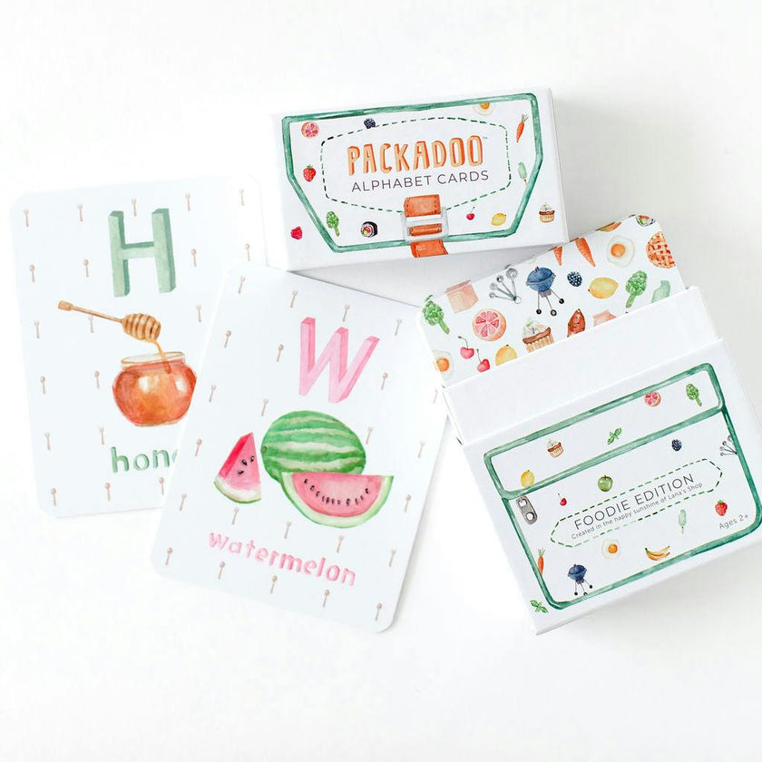 Packadoo Alphabet Cards Foodie Edition