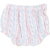Tulip Stripe - Scallop Back Top with Bloomer
