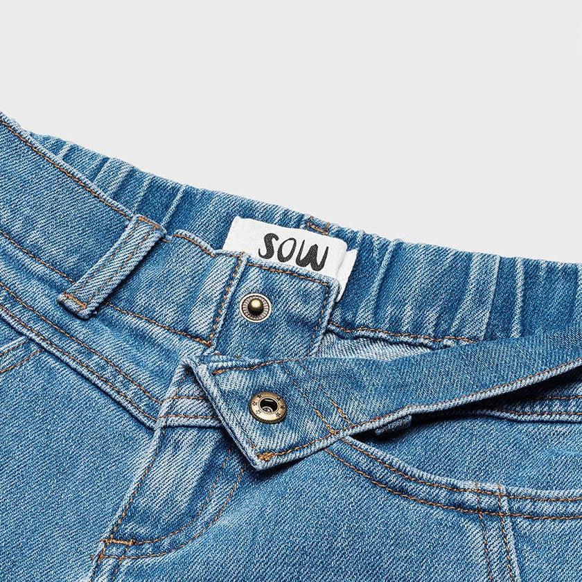 Cotton Denim Short