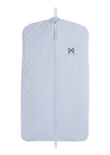 Quilted Luggage - Blue Bow