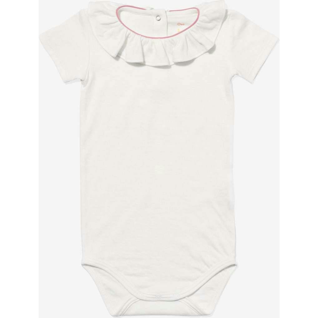 Belle Ruffle One-piece, Rose Piping