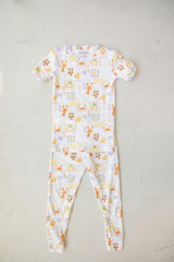 amalfi short sleeve long pant pajama set