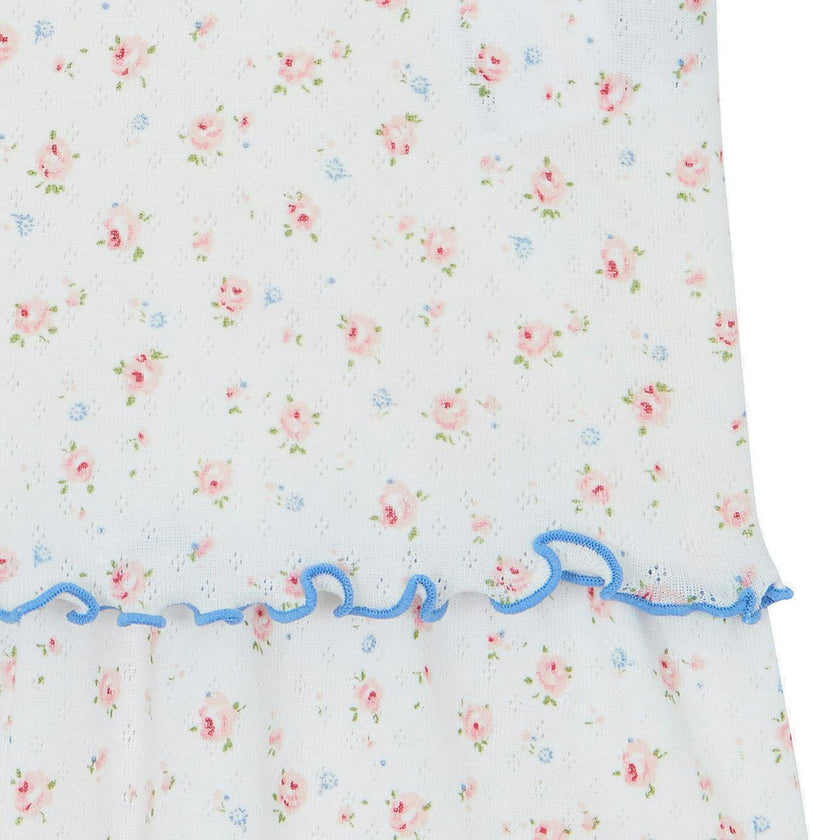 TARTINE ET CHOCOLAT Pointelle Lettuce Hem Pajamas