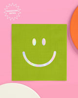 Super Smiley Napkins - 24 foil napkins