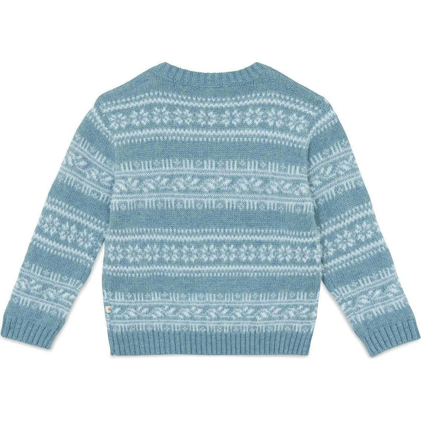 BONTON Loustic Cardigan - Bleu Frost