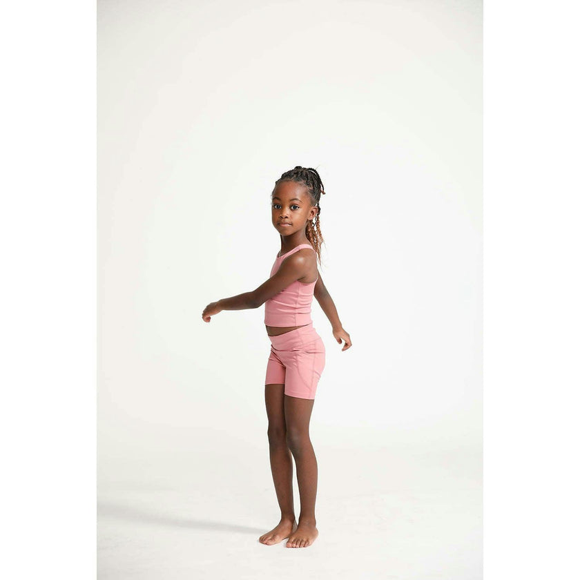 Longline Crop, Pink