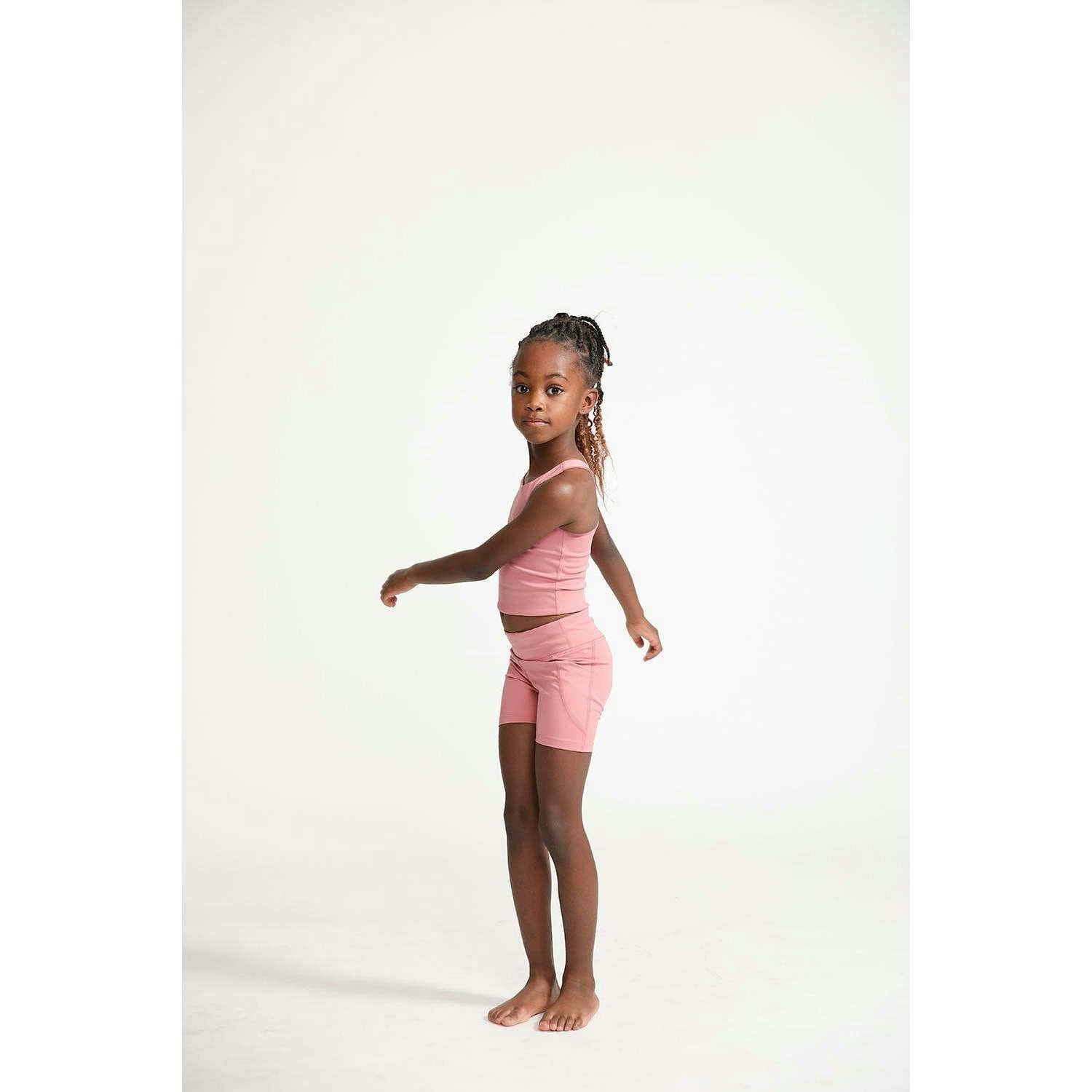 Longline Crop, Pink