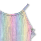 Younger Girls Iridescent Rainbow Swimsuit