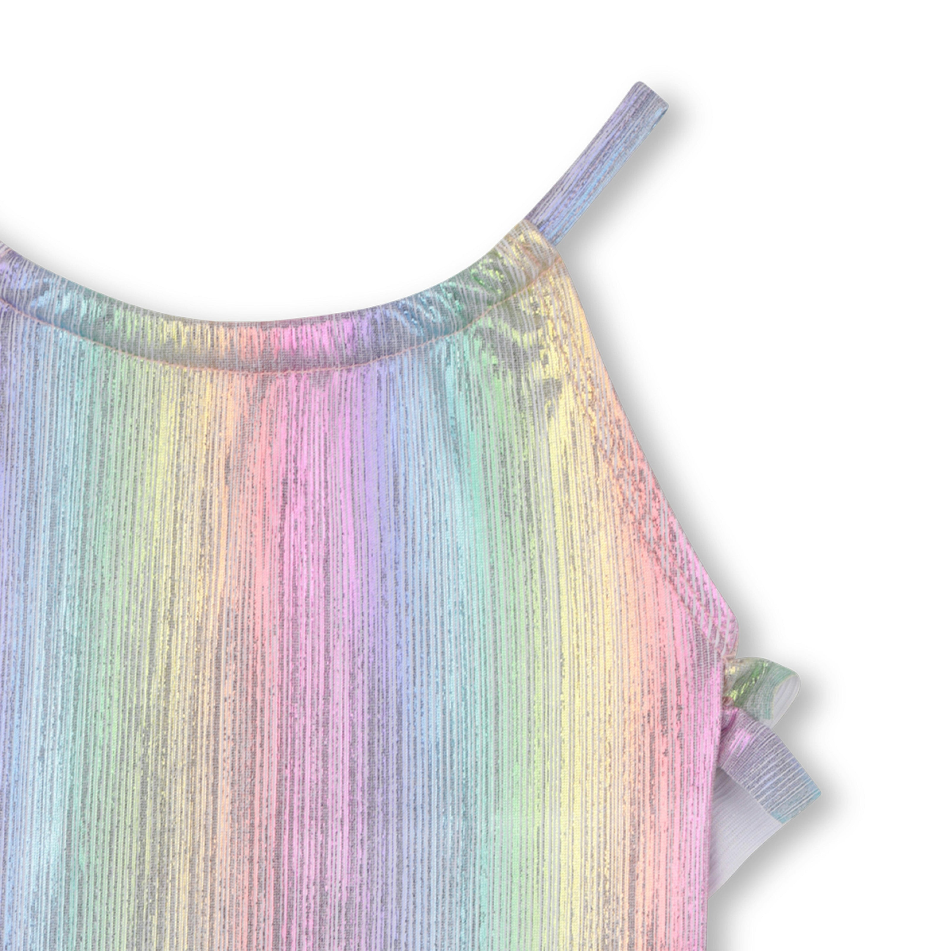 Younger Girls Iridescent Rainbow Swimsuit