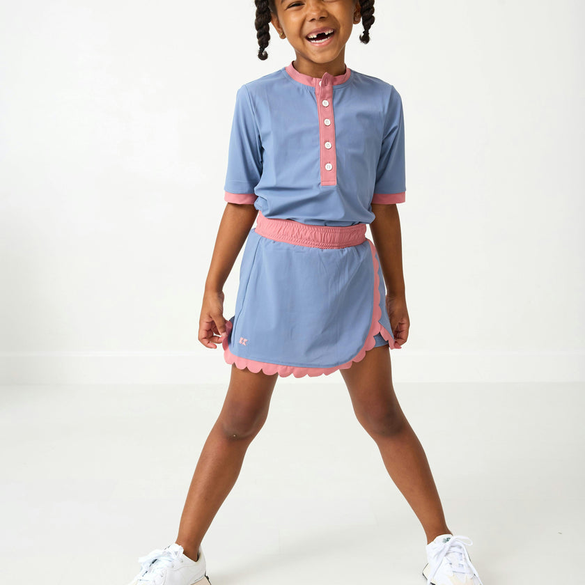 Girls Henley Top