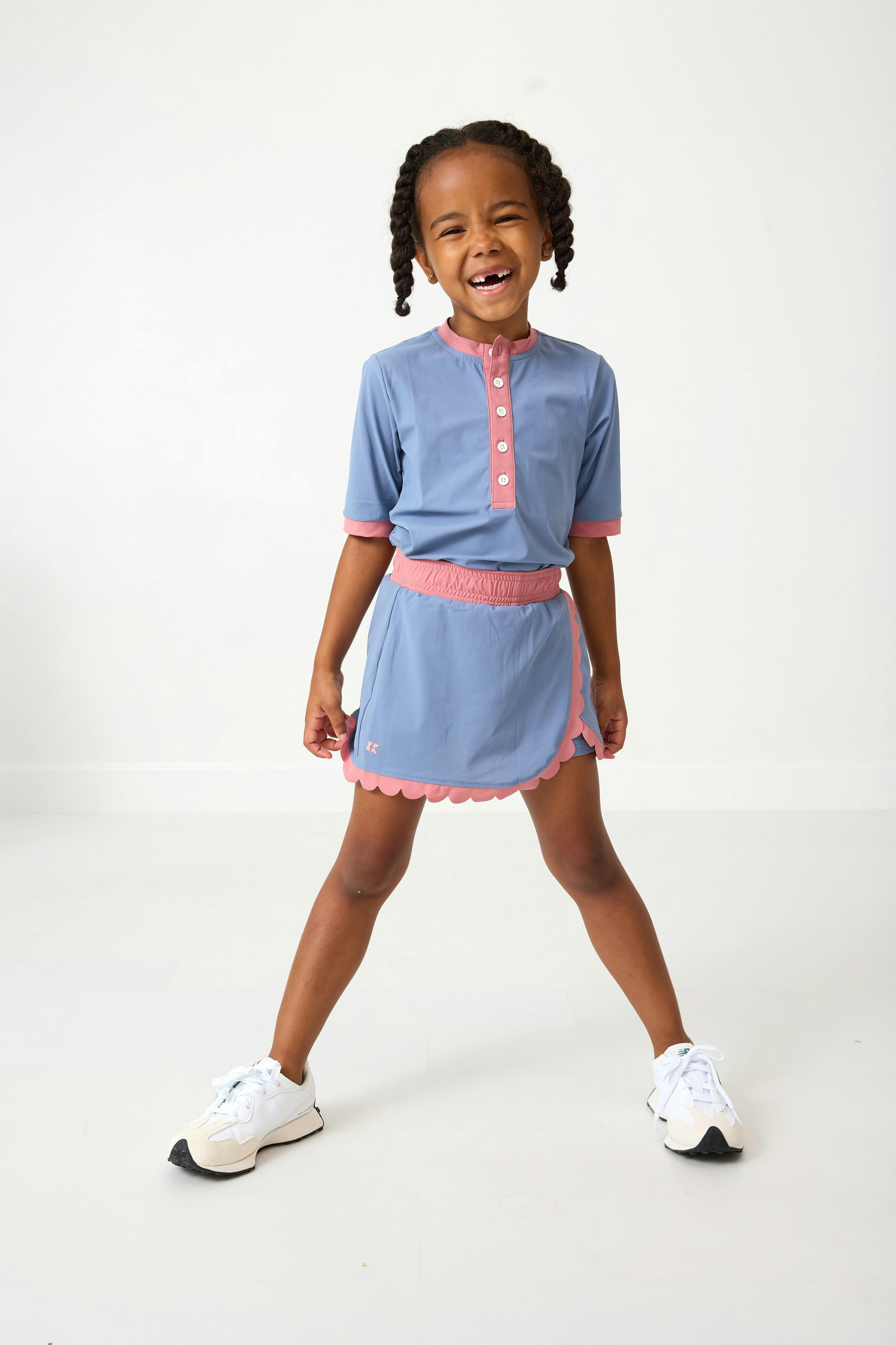 Girls Henley Top