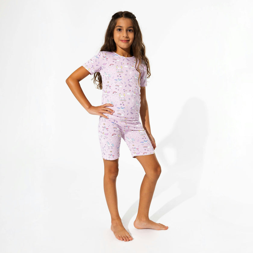 Enchanted Bamboo Kids Pajama Short Set