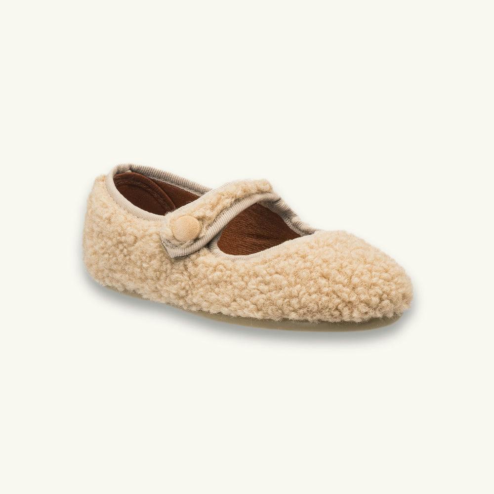 Shearling Mary Jane | Beige