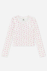 Ultra-Soft Ribbed Long Sleeve Fitted Tee