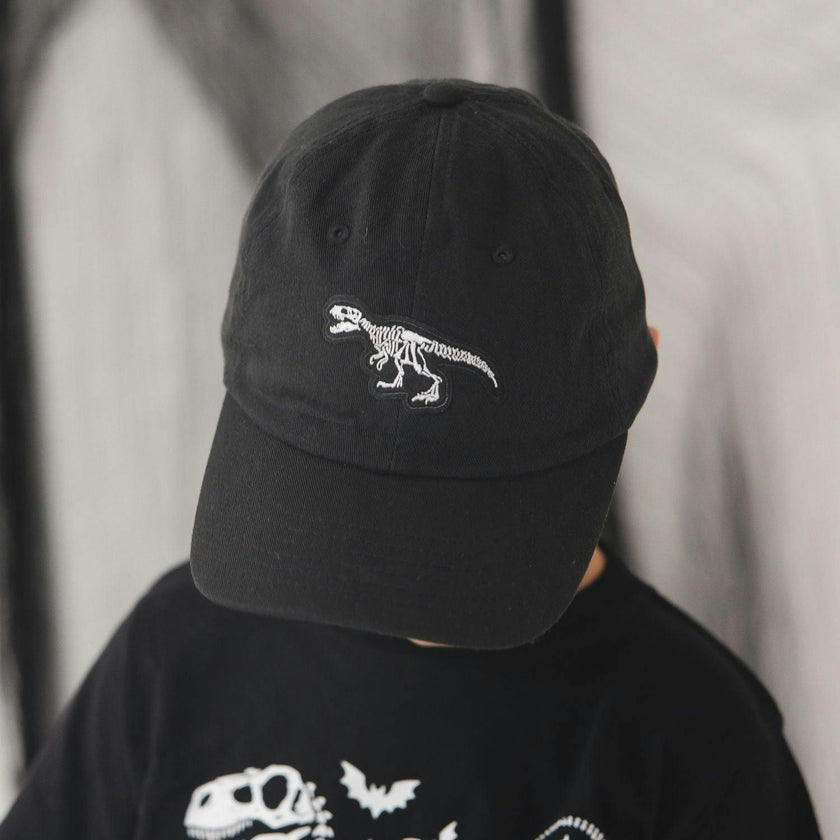 Dinosaur Skeleton Patch Halloween Baseball Hat