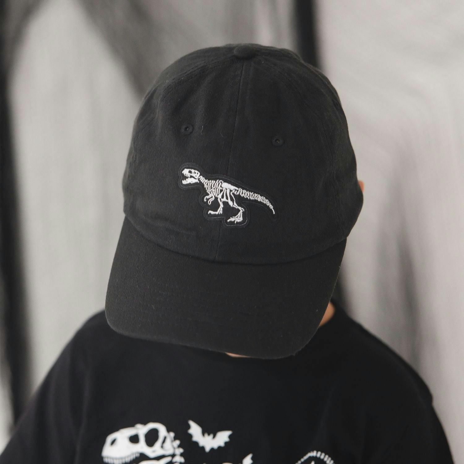 Dinosaur Skeleton Patch Halloween Baseball Hat