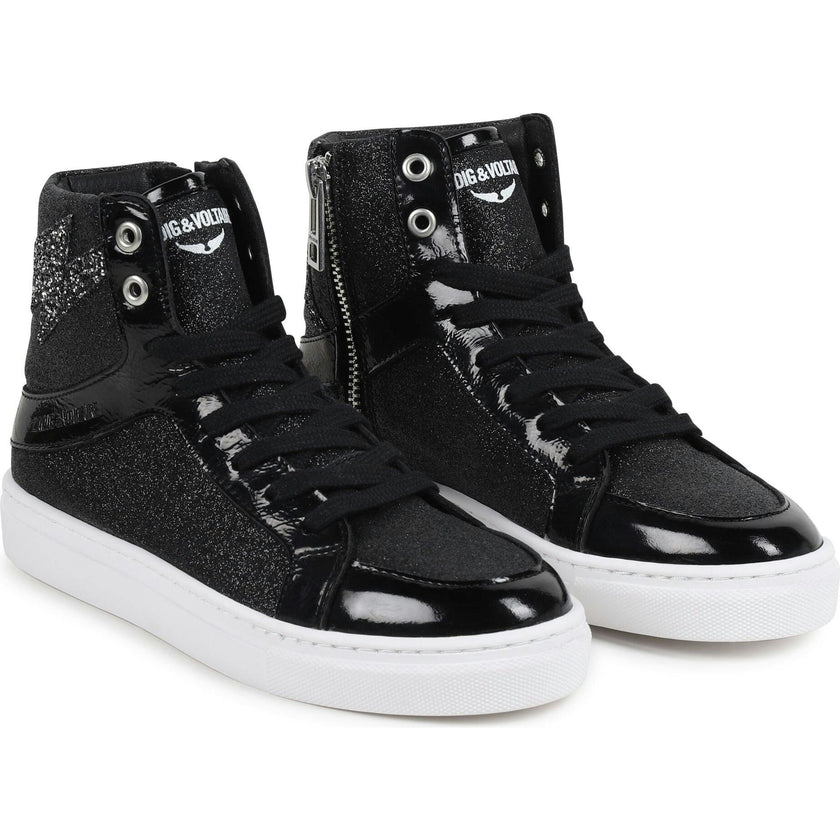 ZADIG & VOLTAIRE Blam-Blam Glitter High Top Sneakers