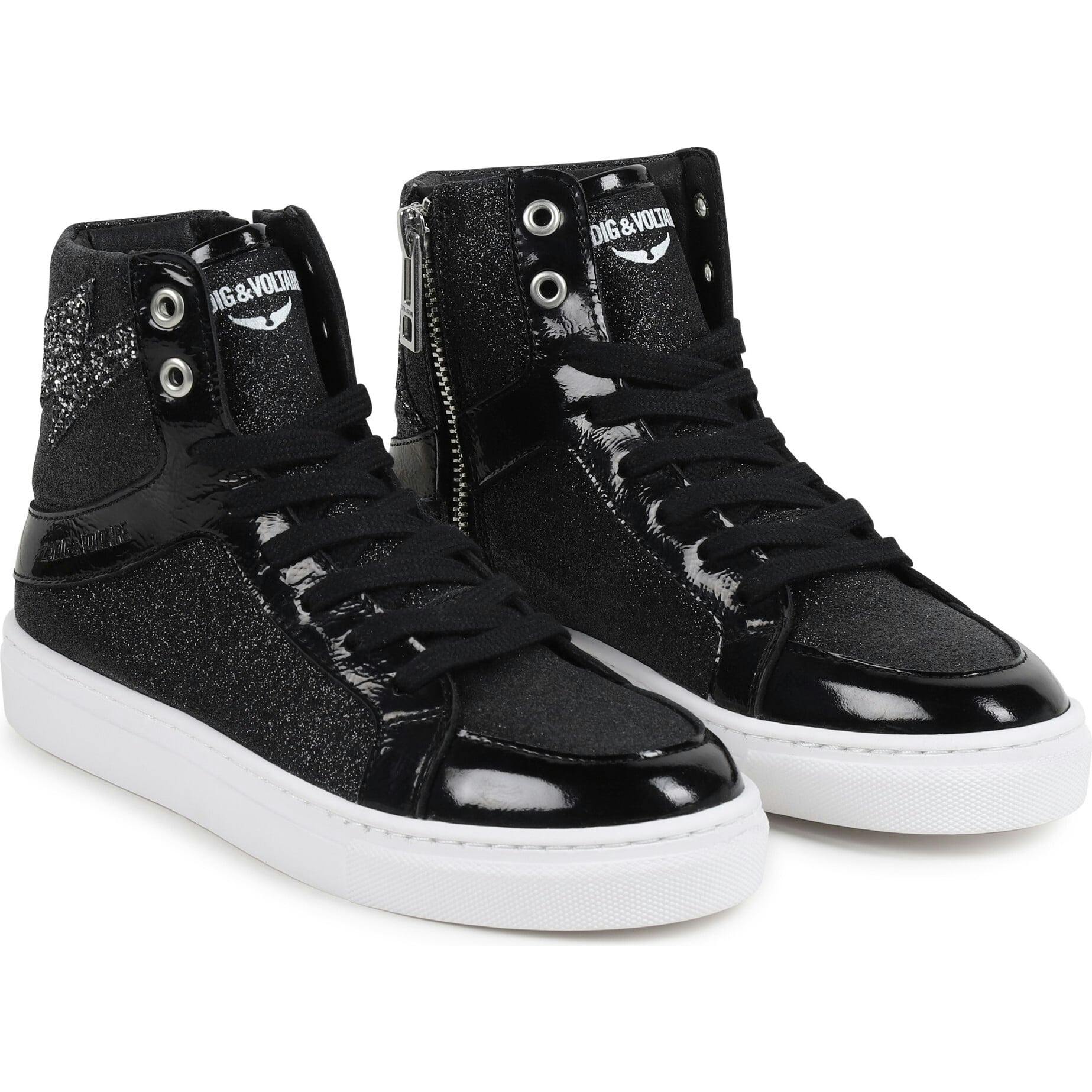 ZADIG & VOLTAIRE Blam-Blam Glitter High Top Sneakers