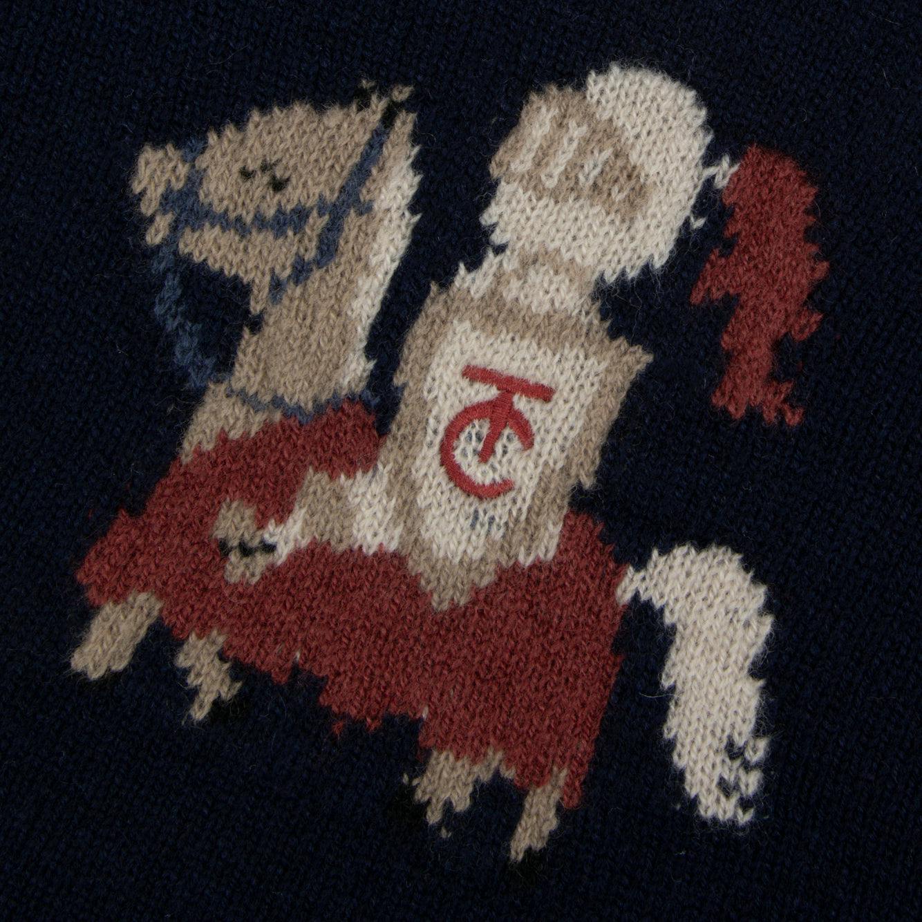 TARTINE ET CHOCOLAT Shining Armor Baby Sweater - Marine