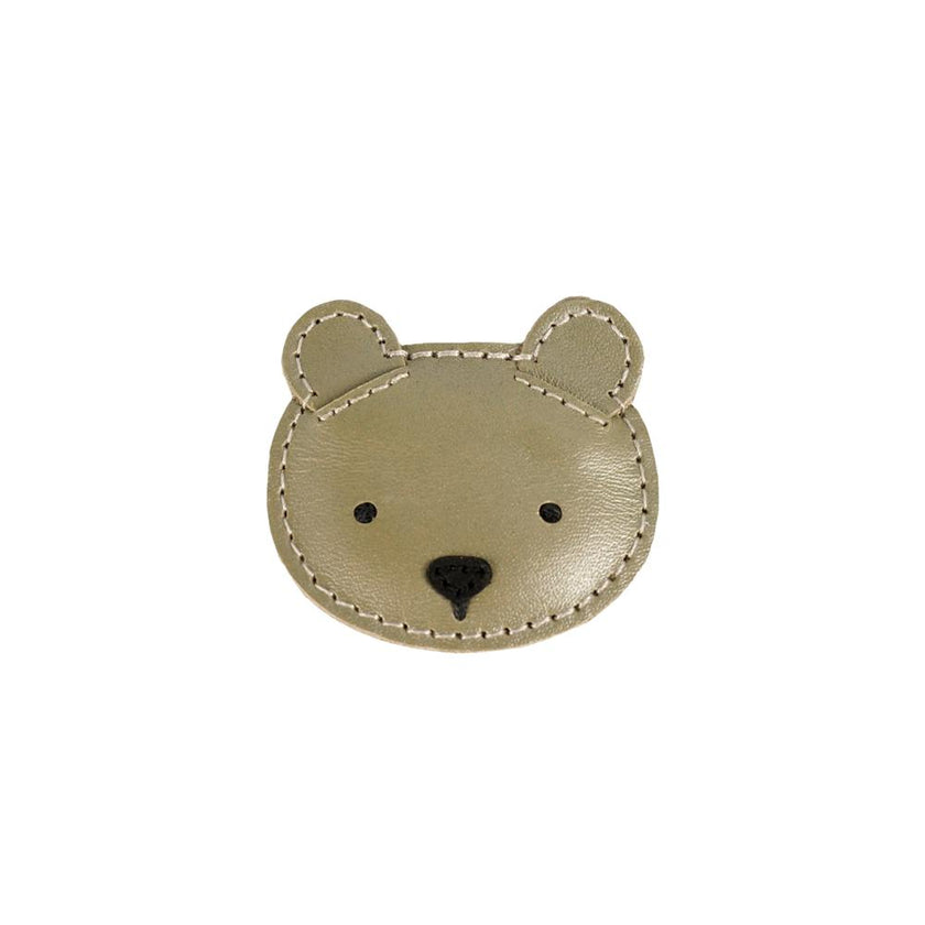 Blinc Clip | Bear | Champagne Metallic Leather