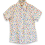 Boys Collar Shirt | Yellow Petal Confetti