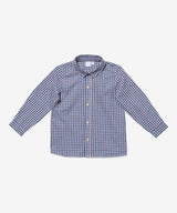 Jeffie Shirt, Marine Tiny Check
