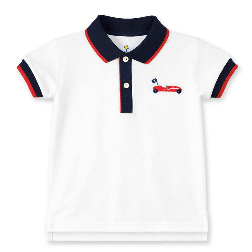 Knit Polo With Derby Car