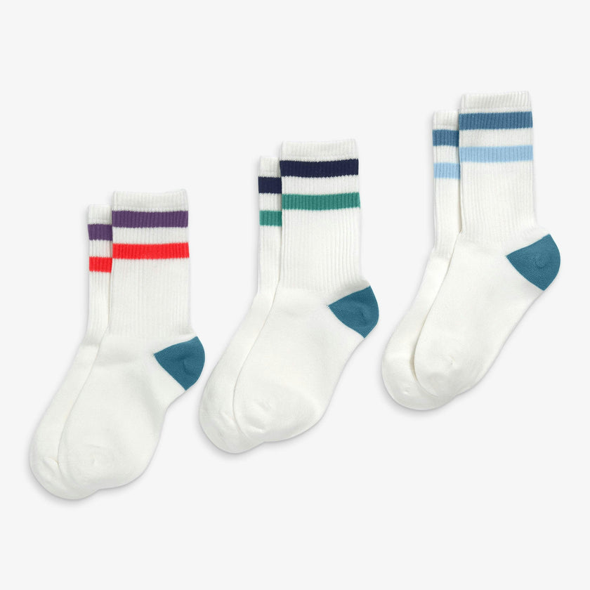 Kids athletic sock 3-pack