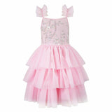 Beaded Tulle Shimmer Dress