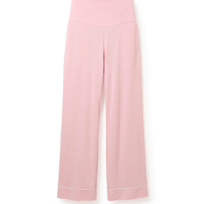 Women's Pima Maternity Pants in Pink