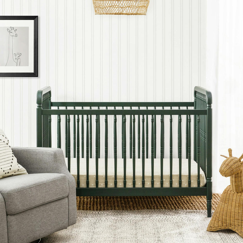 Liberty 3-In-1 Convertible Spindle Crib With Toddler Bed Conversion Kit