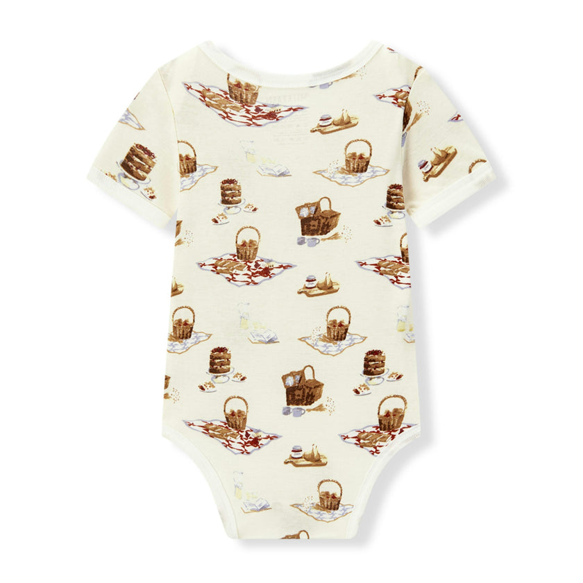 Picnic Organic Cotton Short Sleeve One Piece