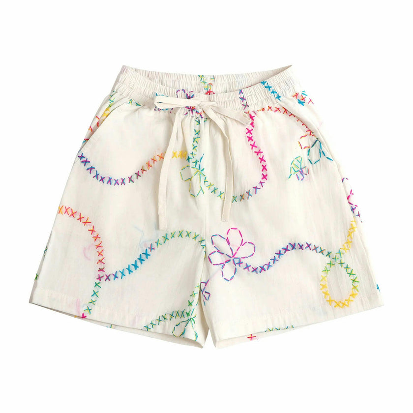 Color jardin Bermuda Shorts