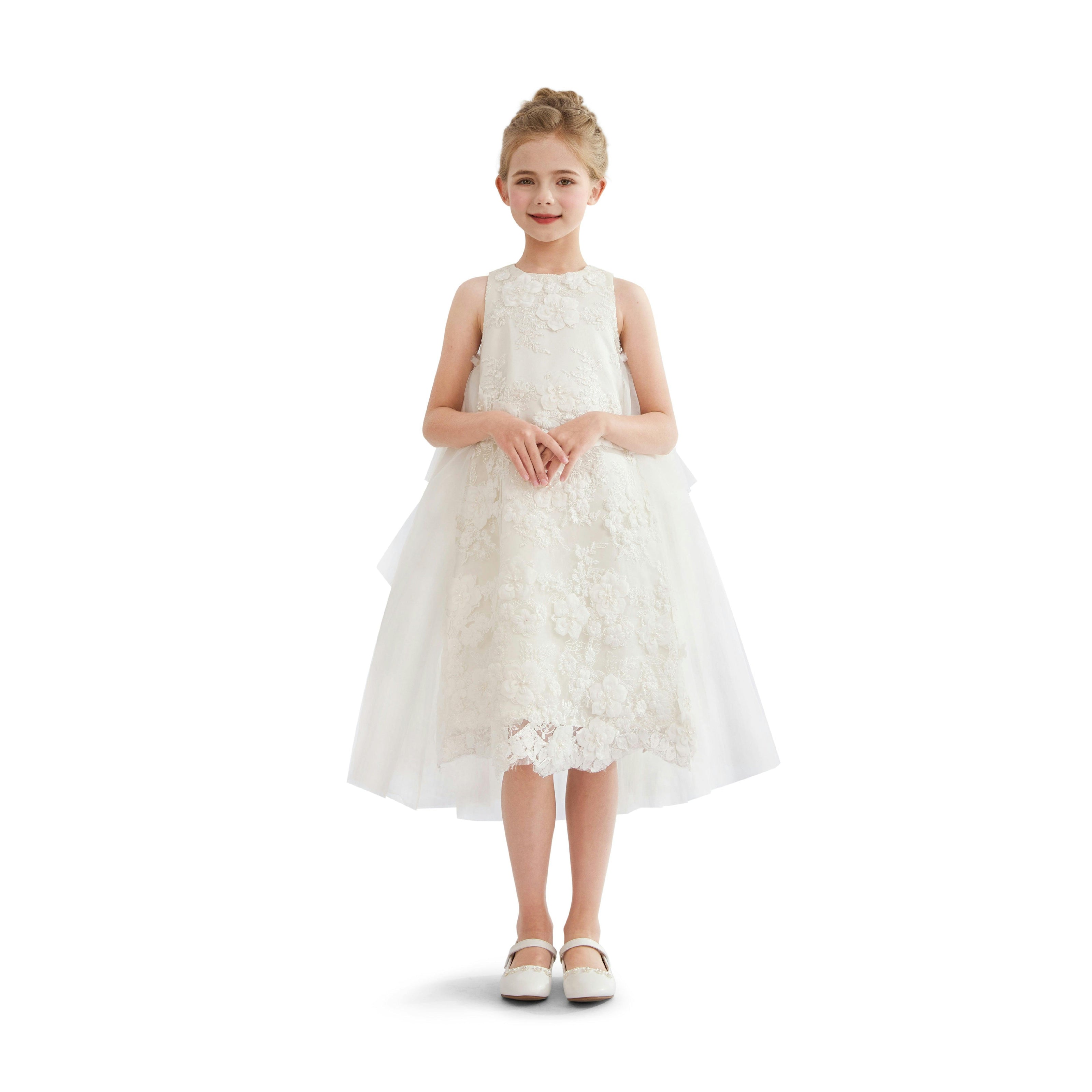 White Zeloria Formal Dress