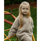 Fuzzy Boxy Mock Neck Sweater