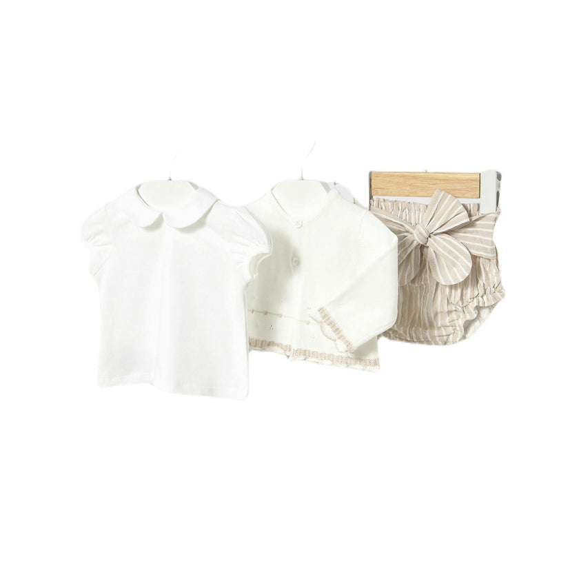 3 Piece Newborn Dress Set