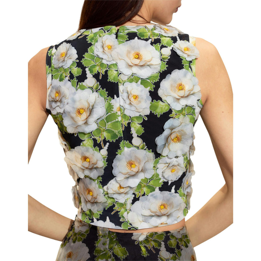 Cornelia Flower Appliques Top