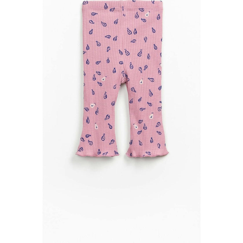 Ribbed Pear Print Leggings